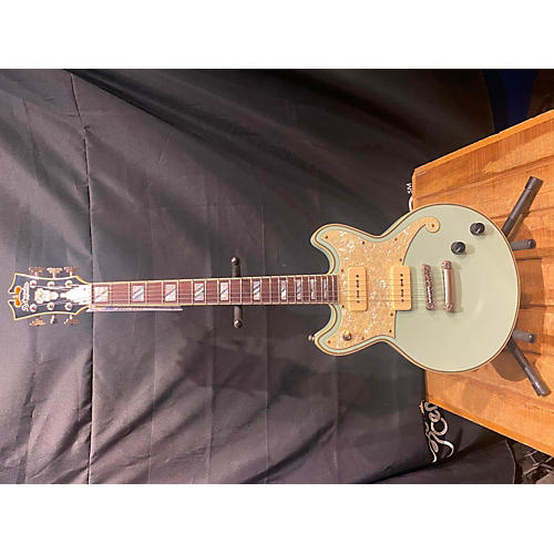 D'Angelico Used D'Angelico Deluxe Brighton Limited Edition Sage Solid Body Electric Guitar Sage