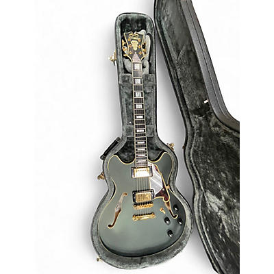 Used D'Angelico Deluxe CD/SP SLATE GREY Hollow Body Electric Guitar