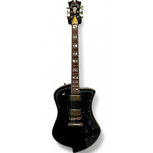 Used D'Angelico Deluxe Ludlow Black Solid Body Electric Guitar Black