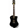Used D'Angelico Deluxe Ludlow Black Solid Body Electric Guitar Black