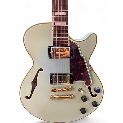 Used D'Angelico Deluxe SSSP  Powder Blue  Hollow Body Electric Guitar