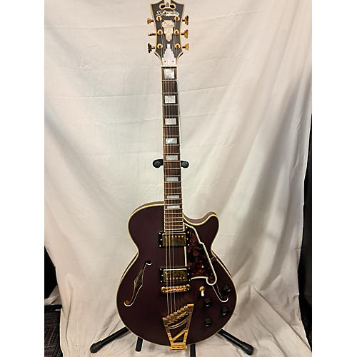 D'Angelico Used D'Angelico Deluxe SSTP Matte Plum Hollow Body Electric Guitar Matte Plum