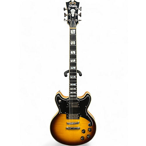 D'Angelico Used D'Angelico Deluxe Series 2 Tone Sunburst Solid Body Electric Guitar 2 Tone Sunburst