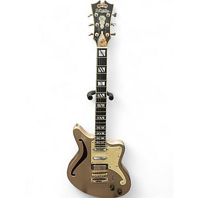 Used D'Angelico Deluxe Series Bedford SH Desert Gold Hollow Body Electric Guitar