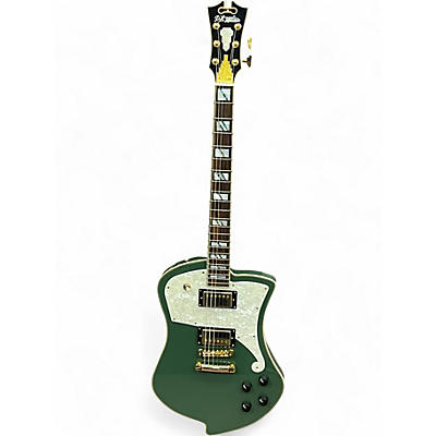 Used D'Angelico Deluxe Series Ludlow Hunter Green Solid Body Electric Guitar