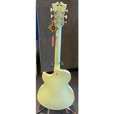 D'Angelico Used D'Angelico Deluxe Series SS Sage Green Hollow Body Electric Guitar