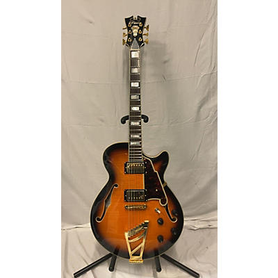 D'Angelico Used D'Angelico ES-SS 3 Tone Sunburst Hollow Body Electric Guitar