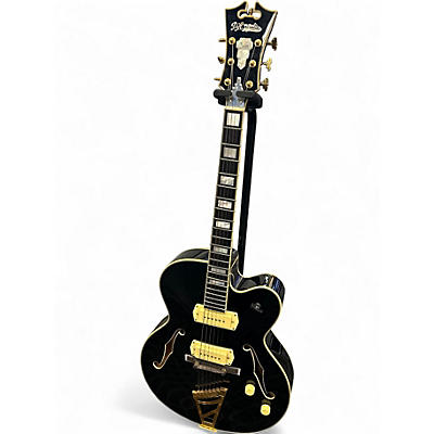 Used D'Angelico EX-59 Black Hollow Body Electric Guitar