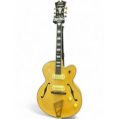 Used D'Angelico EX-59 Blonde Hollow Body Electric Guitar