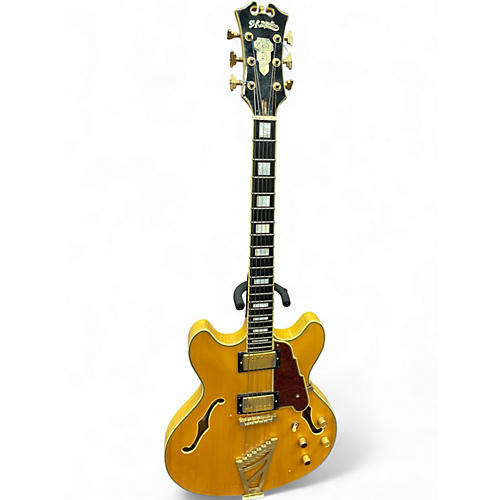 Used D'Angelico EX-DC Natural Hollow Body Electric Guitar Natural