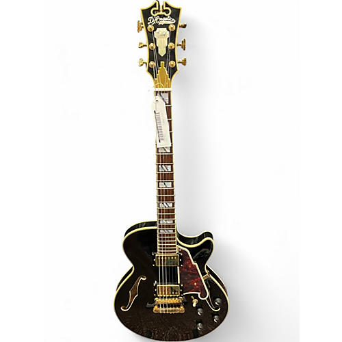 Used D'Angelico EX-DC/SP Black Hollow Body Electric Guitar Black