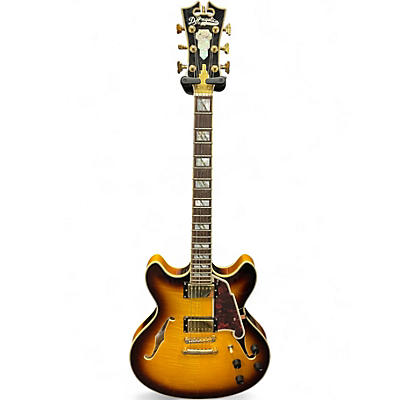 Used D'Angelico EX-DC/SP Sunburst Hollow Body Electric Guitar