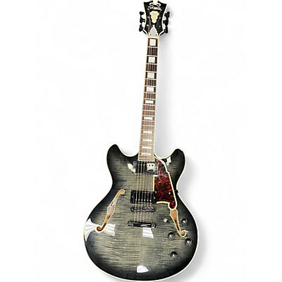 Used D'Angelico EX-DC/SP Trans Black Hollow Body Electric Guitar