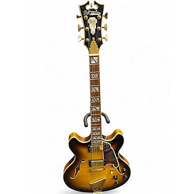 Used D'Angelico EX-DC/TP Sunburst Hollow Body Electric Guitar