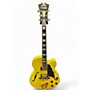 Used D'Angelico EX-DH Yellow Hollow Body Electric Guitar Yellow