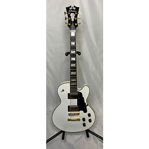 D'Angelico Used D'Angelico EX-SD Chambered White Hollow Body Electric Guitar White