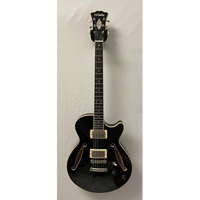 D'Angelico Used D'Angelico EX-SS Black Hollow Body Electric Guitar