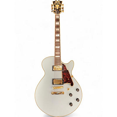 Used D'Angelico EX-SS Non F-Hole Deluxe Powder Blue Solid Body Electric Guitar