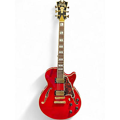Used D'Angelico EX-SS Red Hollow Body Electric Guitar