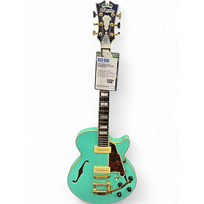 Used D'Angelico EX-SS Seafoam Green Hollow Body Electric Guitar