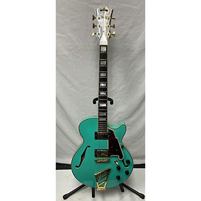 D'Angelico Used D'Angelico EX-SS Surf Green Hollow Body Electric Guitar