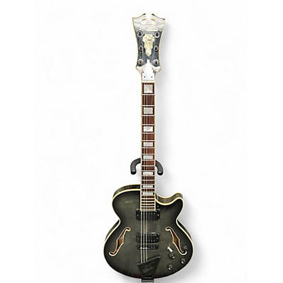 Used D'Angelico EX-SS Trans Gray Hollow Body Electric Guitar