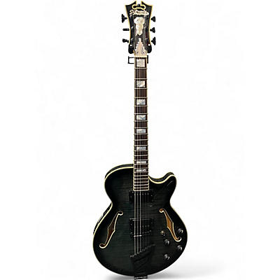 Used D'Angelico EX-SS Trans Gray Hollow Body Electric Guitar