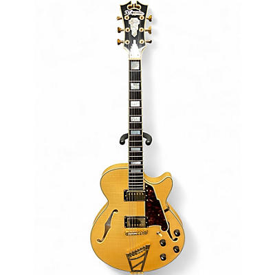 Used D'Angelico EX-SS Yellow Tiger Hollow Body Electric Guitar