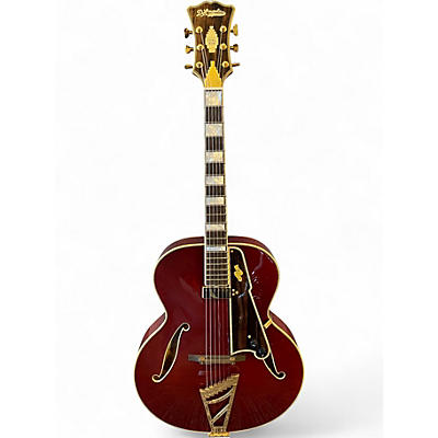 Used D'Angelico EX Style B Red Hollow Body Electric Guitar