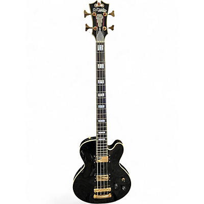 Used D'Angelico EX-XD BASS Black Electric Bass Guitar