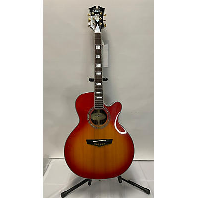 D'Angelico Used D'Angelico EXCEL Cherry Sunburst Acoustic Electric Guitar