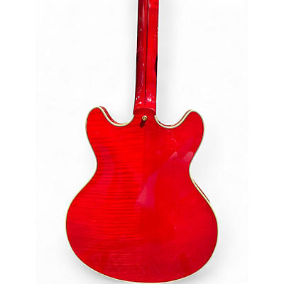 Used D'Angelico EXCEL DC Cherry Hollow Body Electric Guitar