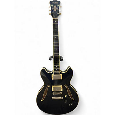 Used D'Angelico EXCEL DC TOUR BLACK Hollow Body Electric Guitar