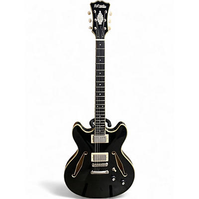 Used D'Angelico EXCEL DC TOUR Black Hollow Body Electric Guitar