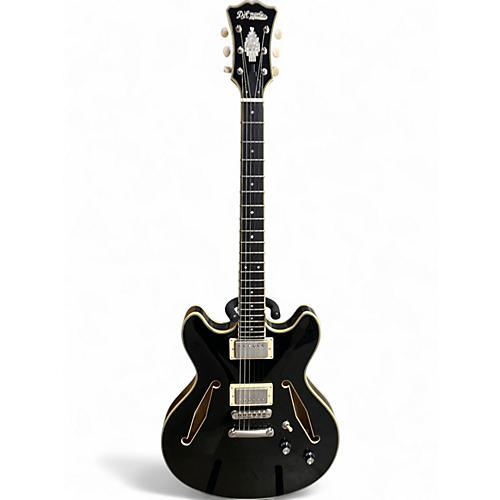 Used D'Angelico EXCEL DC TOUR Black Hollow Body Electric Guitar Black
