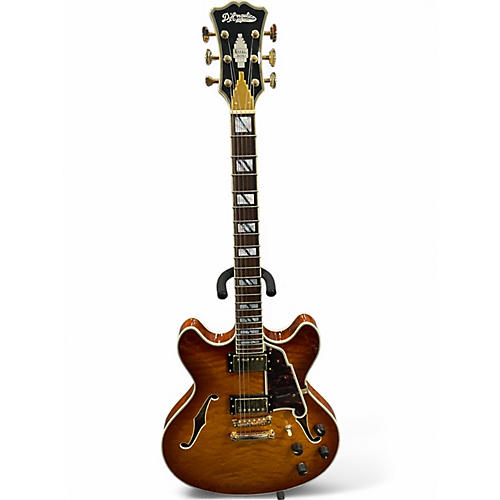 Used D'Angelico EXCEL DC XT Antique Amber Hollow Body Electric Guitar Antique Amber