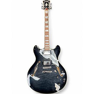 Used D'Angelico EXCEL DC XT Trans Black Hollow Body Electric Guitar