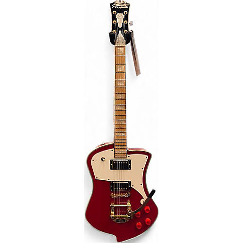 D'Angelico Used D'Angelico EXCEL LUDLOW PROTOTYPE MATTE RED Solid Body Electric Guitar MATTE RED