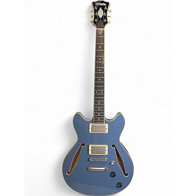 Used D'Angelico EXCEL MINI Blue Hollow Body Electric Guitar