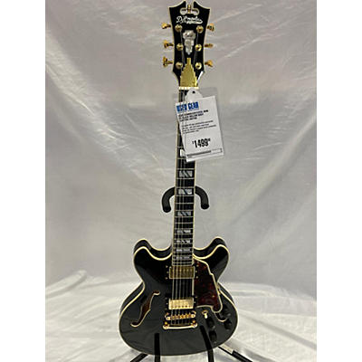 D'Angelico Used D'Angelico EXCEL MINI DC Black Hollow Body Electric Guitar