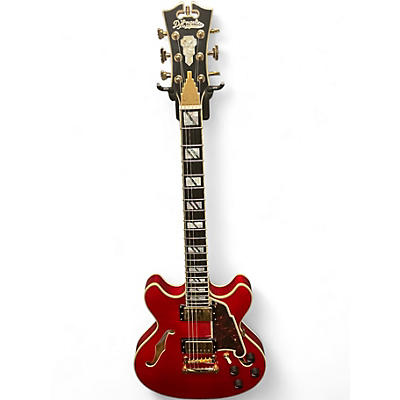 Used D'Angelico EXCEL MINI DC Candy Apple Red Hollow Body Electric Guitar