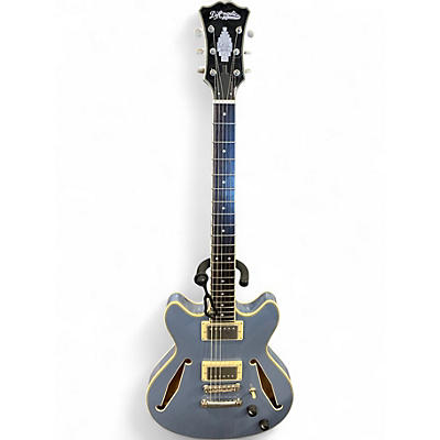 Used D'Angelico EXCEL MINI DC TOUR Blue Hollow Body Electric Guitar