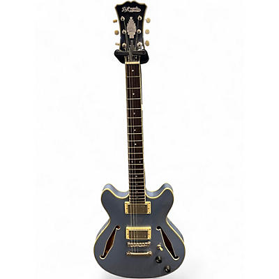 Used D'Angelico EXCEL MINI DC TOUR Blue Hollow Body Electric Guitar