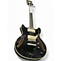Used D'Angelico EXCEL SERIES MINI DC TOUR Black Hollow Body Electric Guitar Black