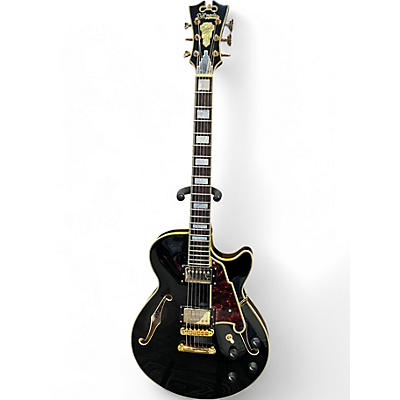Used D'Angelico EXCEL SS SEMI HOLLOW WITH STOP TAIL PIECE Black Hollow Body Electric Guitar