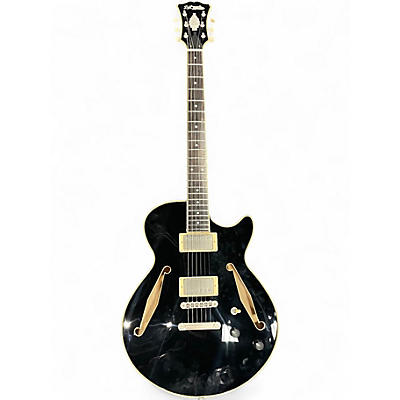 Used D'Angelico EXCEL SS TOUR Black Hollow Body Electric Guitar