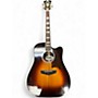 Used D'Angelico EXD500 VSB Tobacco Burst Acoustic Electric Guitar Tobacco Burst