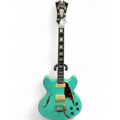 Used D'Angelico EXDC P90 Seafoam Green Hollow Body Electric Guitar