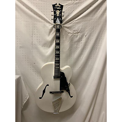 Used D'Angelico EXL-1 Arctic White Hollow Body Electric Guitar