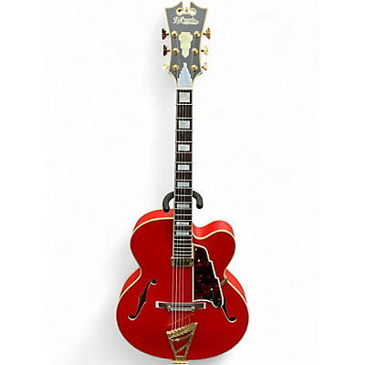Used D'Angelico EXL-1 Deluxe Red Hollow Body Electric Guitar